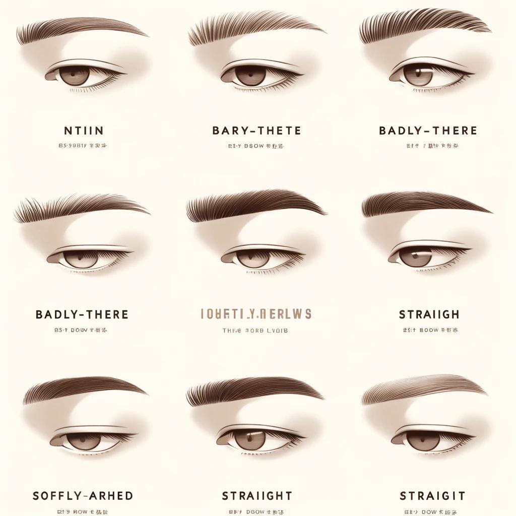 アイブロウグルーミングパターン